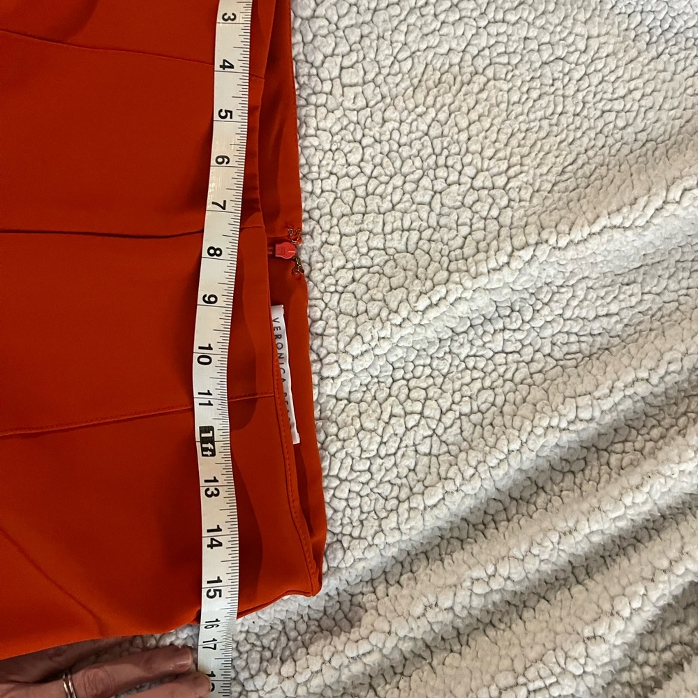 Veronica Beard NWOT Honolulu Scuba Red Slim Fit Pants - Picture 4 of 6